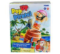TOMY Juego De Mesa Familiar Pop Up Pirate Para Niños 2-4 Jugadores