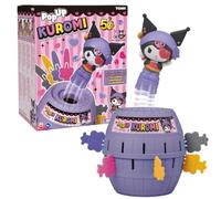 Tomy Juego Pop Up Kuromi, Juego de acción para niños, 2-4 Jugadores, a Partir de 4 años, Divertido Juego Familiar, Juguete Pop up Kuromi