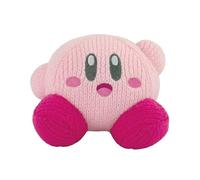 TOMY Nuiguru - Peluche Kirby de Punto, Peluche de Kirby Ondulado, Peluches de Ganchillo, Animales de Peluche coleccionables de Ganchillo, Juguetes de Peluche Suaves y acogedores y decoración de