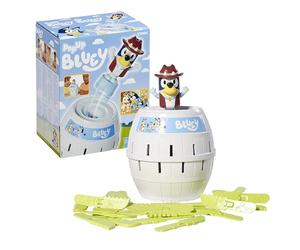 Tomy Pic Bluey - Pic Pirate Bluey Juegos de Mesa para niños, Juguete para Navidad, Juguete Infantil de 4 años, Juego Rigolo para Grupos, Regalo de cumpleaños Ideal, Juegos de 4 años+
