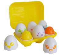 Tomy Toomies Eggs nuevos Huevos Hide and Squeak, Juego para bebés, Bizak (30693560)