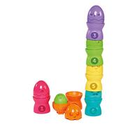 Toomies TOMY Toomies Hide and Squeak Big Egg Stacker Baby Toy, Educational Shape Sorter with Colours and Sound, Easter Toy for Babies Toddlers & Little Kids, Boys & Girls from 6 Months, 1, 2 & 3 Year Olds