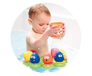 TOMY Toomies Octopals Number Sorting Baby Bath Toy Educational (Importación USA)