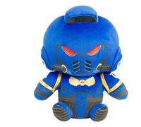 TOMY Figura de peluche Warhammer Space Marine Mega, ultramarina, Oficial Warhammer 40.000, 38 cm
