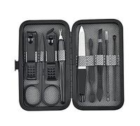 TOMYEUS Profesional Cortaúñas 7/8 / 9pcs Set de uñas de Acero Inoxidable Set Scissores Tweezer Oreje PIEJA Mujer MULTIFONE HERRA HERRA HERRA HERRAMIENTE Conjunto DE Herramientas Set de Manicura