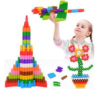 TOMYOU Juego de 140 Piezas para Niños, Juguetes de Construcción y Aprendizaje Stem de 10 Colores, a Partir de 3 Años