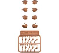 Tomytec Little Armory: LA-OP 17 Figma Guantes tácticos (talla L, bronceado)