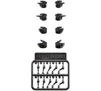 Tomytec Little Armory: LA-OP 17 Figma Guantes tácticos (talla L, negro)