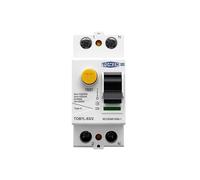 TOMZN TOB7L-63 2P Interruptor Diferencial Electromagnético Tipo A 63A 100mA con Protección Contra Descargas Eléctricas para Cuartos de Ducha