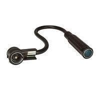 tomzz Audio 1500-007 Adaptador de Antena de Acoplamiento de Toma DIN 150 Ohm a Enchufe ISO 50 Ohm Antiguo a Nuevo 16cm