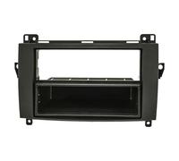 tomzz Audio 2434-016 Panel de Radio Compatible con Mercedes A (W169) B (W245) Sprinter (W906) VW Crafter Negro