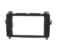 tomzz Audio 2434-028 Doble DIN Panel de Radio Compatible con Mercedes A W169 B W245 Sprinter W906 Vito/Viano W639 VW Crafter Negro
