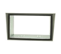 tomzz Audio 2439-115 Doble DIN Radio Panel Conjunto Compatible con Opel Corsa C Combo Omega B Vectra C Meriva carbón metálico con Kit de instalación