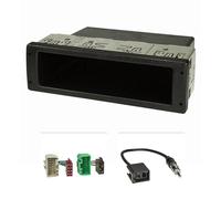tomzz Audio 2456-001 Radio Panel Set versión Profesional Extremadamente Estable Compatible con Volvo S40 V40 Facelift año 2000-2004 con Adaptador de Radio ISO GT5 Adaptador de Antena DIN