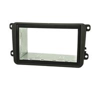 tomzz Audio 2457-015 Doble DIN Radio Panel Conjunto Compatible con VW Golf 5 V 6 Vi Touran Passat 3C Caddy EOS Skoda Octavia con Kit de instalación