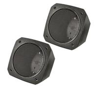 tomzz Audio 2800-017 Caja acústica de Superficie para Altavoz DIN de 100x100 mm Retro Coche Barco camión maquinaria de construcción