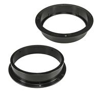 tomzz Audio 2803-017 Anillos de Altavoces Soportes adaptadores compatibles con la Puerta Delantera del Audi A4 A5 para Altavoces DIN de 200 mm