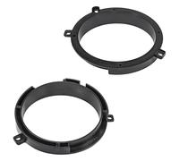 tomzz Audio 2834-008 Soportes adaptadores de Anillos de Altavoces compatibles con la Puerta Delantera del Mercedes Clase C W202 para Altavoces DIN de 165 mm