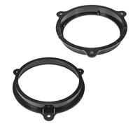 tomzz Audio 2838-002 Anillos de Altavoces Soportes adaptadores compatibles con Nissan Micra Juke Dacia Lodgy Sandero Logan Varios Lugares de Montaje para Altavoces DIN de 165 mm
