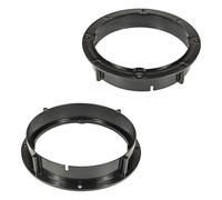 tomzz Audio 2857-002 Anillos de Altavoces Soportes adaptadores compatibles con VW Golf 6 7 Passat Polo Up Beetle Seat Arosa MII Toledo Skoda Fabia Octavia Roomster CityGo para Altavoces DIN de 165mm