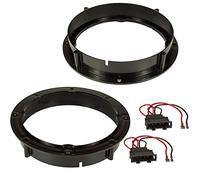 tomzz Audio 2857-003 Cable Adaptador de Anillos de Altavoces Compatible con VW Golf 6 7 Passat Polo Up Beetle Seat Arosa MII Toledo Skoda Roomster City Go para Altavoces DIN de 165mm