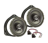 tomzz Audio 4039-000 Kit de instalación de Altavoces Compatible con Opel Corsa B C Tigra Vivaro Renault Traffic Sistema coaxial de 165 mm TA16.5-Pro