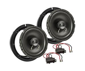 tomzz Audio 4057-001 TA16.5-Pro Kit de Instalación de Altavoces Compatible con VW Golf 4 IV Passat 3BG Polo 9N New Beetle Sistema Coaxial de 165mm