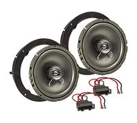 tomzz Audio 4057-006 Kit de instalación de Altavoces Compatible con VW Golf 4 5 6 7 Polo Passat Up Amarok Jetta Lupo EOS Sistema coaxial de 165 mm TA16.5-Pro