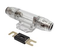 tomzz Audio 5800-030 Portafusible ANL níquel Satinado para Cables de hasta 50qmm con Fusible ANL de 250A