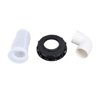Ton Cover Tap de plástico reutilizable Ton Carril con filtro incorporado DN150165 mm para la industria alimentaria farmacéutica química Material premium resistente (90 grados)