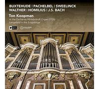 Ton Koopman à l'orgue Zcharias Hildebrandt de Lengefeld. Oeuvres de Buxtehude, Bach, Pachelbel