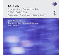 Ton Koopman & Amsterdam Baroque Orchestra - Bach, JS : Brandenburg Concertos Nos 4 - 6 & Orchestral Suite No.2 - Apex