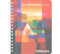 Ton Schulten Diary 2027: Buchkalender 17x22 cm - Wochenplaner mit Meisterwerken von Schulten, Schutzcover, internationalen Feiertagen & preforierten Notizzetteln für Kunstliebhaber