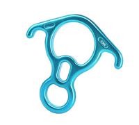 Tonaifacai Descenso Figuras 8 Resistente a la Corrosión para Rappel, Blue | Recubrimiento resistente a la corrosión con durabilidad para aventuras aire y superficies lisas
