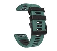 TONALIDAD Reloj De Silicona De Ajuste Rápido 26mm Para Garmin Fenix 7x 6x Pro / 5x Plus / 3 HR/Enduro/Descenso Mk1 MK2 MK2I Smart Watch Band Correa(Color:Colour G,Size:26mm Fenix 7X 6XPro)