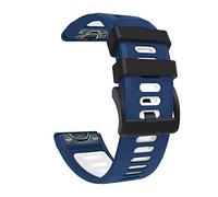 TONALIDAD Reloj De Silicona De Ajuste Rápido 26mm Para Garmin Fenix 7x 6x Pro / 5x Plus / 3 HR/Enduro/Descenso Mk1 MK2 MK2I Smart Watch Band Correa(Color:Colour H,Size:26mm Fenix 7X 6XPro)