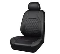 TONAUA Fundas Asientos para Ford Mondeo MK3 MK4 MK5 2000-2023, Coche Delanteros Traseros Funda de Asiento Conductor Cuero Protector Cubreasientos Interior,Black- Driver Seat Cover 1 Piece