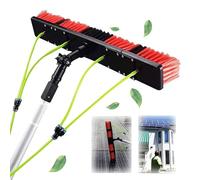 TONAUA Kit de Limpieza de Paneles Solares, Barra telescópica Extensible Limpiador Fotovoltaico 3-12m Cepillo de Limpieza de Vidrio para la Limpieza Placas fotovoltaicas Limpiador pertiga telescopica