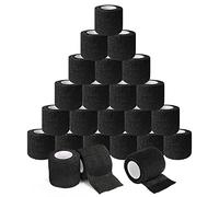 TONBAO 24 Rollos Venda Autoadhesiva (5,1cm x 4,5m) - Gran Pack Profesional de Cinta de Agarre para Tatuajes & Venda Deportiva para Estudios, Clínicas, Mascotas