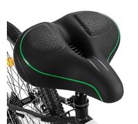 TONBUX Sillín Bicicleta Extra Grande, Sillín de Bicicleta Cómodo Impermeable, Sillin Bici Ergonómico, Asiento de Bicicleta Transpirable para MTB/Bicicleta Urbana/Bicicleta de Carretera/Ebike (Verde)