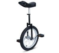 tonchean Monociclo de 16 pulgadas Unicycle Balance Training Altura regulable Monociclo para niños principiantes y profesionales Unisex