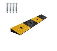 tonchean Rampa bordillo Goma automóvil Rampa bordillo Antideslizante 100x15x5cm Rampa peldaño Puerta Rampa umbral Resistente Puertas Garaje Acera Silla Ruedas Bicicleta Motocicleta Camión Scooter