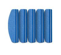 TONECY 5pcs Profesional Lima de Uñas Color Esponja Lima de Uñas Con Pulido Y Pulido Buffer Manicura Lija Juego de Herramientas (Color: 5pcs Azul)