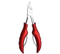 TONECY Cortaúñas Cortadores de Uñas Antiplash Encarnado Paroniquia Corrección Pedicura Piel Muerta Tijeras Trimmer Cuidado Herramientas de Manicura (Color: Nuevo ABS rojo)