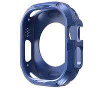 TONECY Funda de TPU para Apple Watch Ultra Case 49mm 45mm 41mm 44mm 40mm 42mm Protector de parachoques para iWatch Series SE 8 Ultra 7 6 5 4 3 49 (color: azul, tamaño: 49mm)
