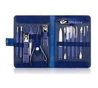 TONECY Juego de 4-15 tijeras de uñas de acero inoxidable para pedicura, herramientas portátiles de manicura para el hogar (15 piezas)