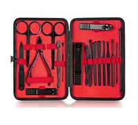 TONECY Juego de cortaúñas de acero inoxidable para cortaúñas profesional de 15-23 piezas Set de herramientas de cortaúñas de aguja portátil para acné (color : 18 piezas)