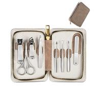 TONECY Juego de cortaúñas de acero inoxidable para manicura, tijeras cortadoras de uñas de alta calidad, juego de herramientas profesionales de belleza para pedicura (B)