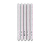 TONECY Lima de uñas de doble cara bloque de lijado bloque bloque bloque de lijado de uñas pulido pulido papel de lija limas de uñas para esmalte de gel UV (Color: 5 piezas-A)