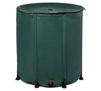 Tonel para lluvia plegable (400 l, Verde, 1 ud.)